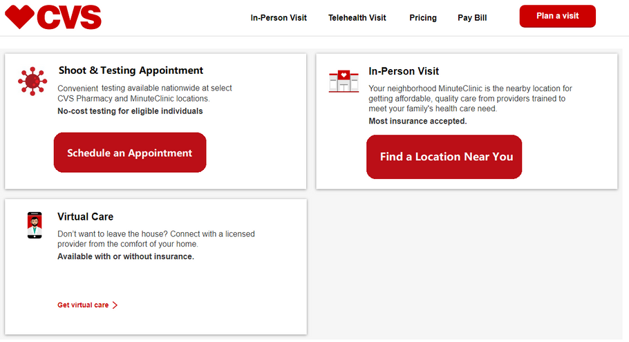 CVS.com Appointment - Schedule a CVS/MinuteClinic Appointment Online
