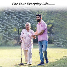 Load image into Gallery viewer, Height Adjustable Aluminium Walking Stick – Lightweight, Foldable Cane with Ergonomic Handle