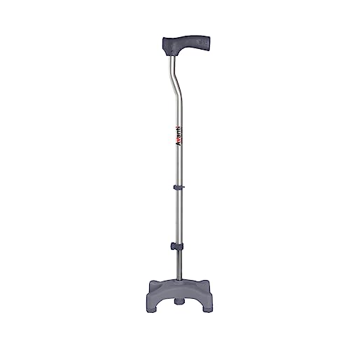 Height Adjustable Aluminium Walking Stick – Lightweight, Foldable Cane with Ergonomic Handle