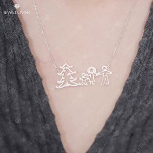Kids' Drawing Necklaces - Special Jewelry for Moms