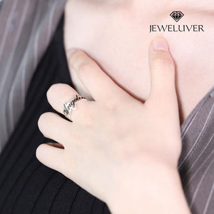 Personalized Engravable Name Ring