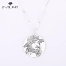 Load image into Gallery viewer, Personalized Mom &amp; Kid Vintage Photo Necklace