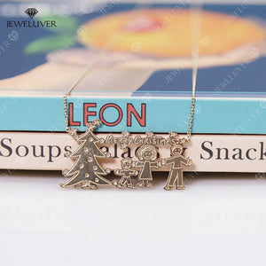 Actual Kids' Drawing Necklaces - Special Jewelry for Moms