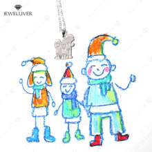 Load image into Gallery viewer, Actual Kids&#39; Drawing Necklaces - Special Jewelry for Moms