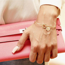 Load image into Gallery viewer, Personalized Initial Knot Bracelet