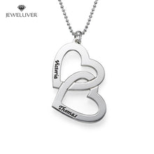 Load image into Gallery viewer, Engravable Entwined Heart Name Necklace