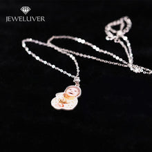 Load image into Gallery viewer, Personalized 3D Full Color Silver Portrait Necklace