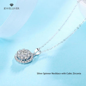 Personalized 'The Wheel of Fortune' Spinning Necklace
