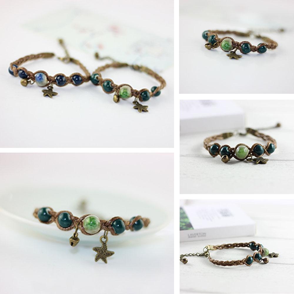 Hand-Woven Ceramic Bracelet