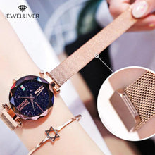 Load image into Gallery viewer, Custom Diamond Bling-Bling Magnetic  Watchband Engraved Women Watches