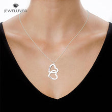 Load image into Gallery viewer, Engravable Entwined Heart Name Necklace