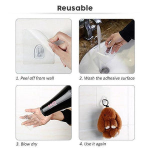 Reusable Anti-skid Traceless Hooks (10 PCS)
