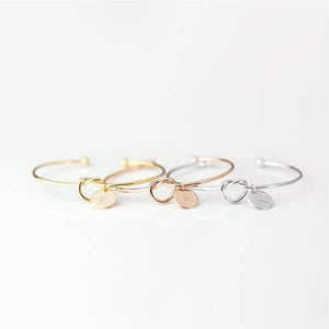 Personalized Initial Knot Bracelet