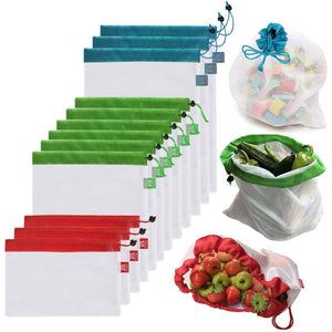 12pcs Reusable Produce Bags