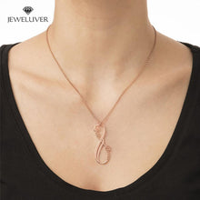 Load image into Gallery viewer, Personalized Vertical Infinity Name Necklace