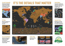 Load image into Gallery viewer, Deluxe Scratch-Off World Map