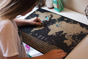 Deluxe Scratch-Off World Map