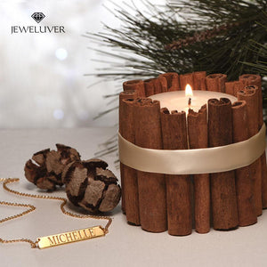 Engraved Bar Name Necklace