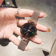 Load image into Gallery viewer, Custom Diamond Bling-Bling Magnetic  Watchband Engraved Women Watches
