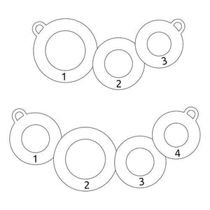 Engravable Circles Name Necklace
