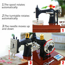Load image into Gallery viewer, Mini Sewing Machine Music Box
