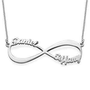 Couples Infinity Name Necklace