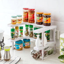 Load image into Gallery viewer, Adjustable Double Layers Spicy Shelf