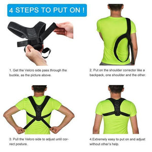 BoostingPosture - Posture Corrector (Adjustable to All Body Sizes)