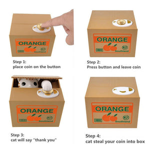 2019 Coin Stealing Cat Piggy Bank