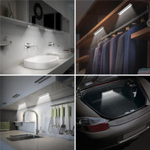 Load image into Gallery viewer, 6/10 LEDs PIR LED Motion Sensor Light Cupboard Wardrobe Bed Lamp LED Under Cabinet Night Light For Closet Stairs Kitchen