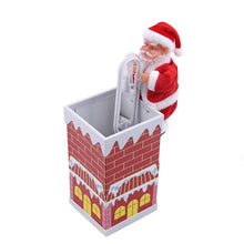 Load image into Gallery viewer, Lovely santa climbing chimney Enjoyable Gift Toy with Music
