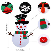 Load image into Gallery viewer, DIY Felt Christmas Snowman Game Set