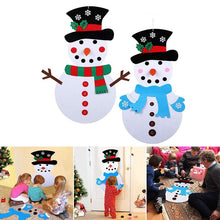 Load image into Gallery viewer, DIY Felt Christmas Snowman Game Set