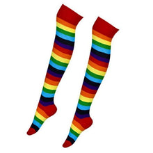 Load image into Gallery viewer, Chicken Leg Socks Stockings Women Girl Thicken Long Knee Socks Funny Chicken Stockings Striped Halloween Socks medias de mujer
