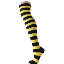 Load image into Gallery viewer, Chicken Leg Socks Stockings Women Girl Thicken Long Knee Socks Funny Chicken Stockings Striped Halloween Socks medias de mujer