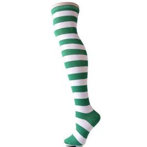 Chicken Leg Socks Stockings Women Girl Thicken Long Knee Socks Funny Chicken Stockings Striped Halloween Socks medias de mujer