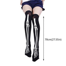 Load image into Gallery viewer, Chicken Leg Socks Stockings Women Girl Thicken Long Knee Socks Funny Chicken Stockings Striped Halloween Socks medias de mujer