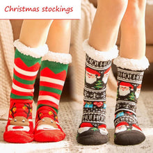 Load image into Gallery viewer, 2019 women&#39;s winter socks thick plush cotton socks warm non-slip home floor socks Christmas gifts cartoon carpet socks new