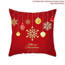 Load image into Gallery viewer, FENGRISE 45x45cm Cotton Linen Merry Christmas Cover Cushion Christmas Decor for Home Happy New Year Decor 2019 Navidad Xmas Gift