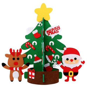 DIY felt christmas tree（Best Gift For Children）