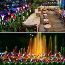 Load image into Gallery viewer, 50% off - 2019 New-Upgraded Artificial Lily Solar Garden Stake Lights (1 Pack of 4 Lilies)