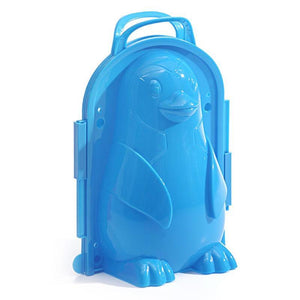 Cartoon 3D Penguin Plastic Maker Mold Kids Winter Outdoor Snow Sand Mould Pudding Beach Play Sand and Snow Play