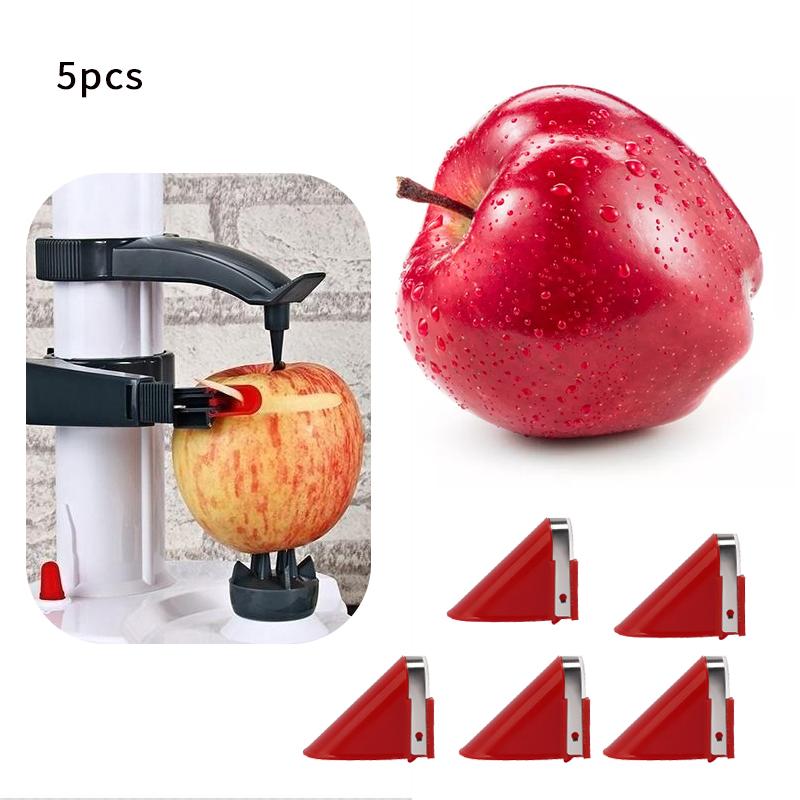 5pcs Electric Fruit Peeler Potato Electric Peeler  Vegetable Fruit Peeler  Stainless Steel Blades for Electric Potato